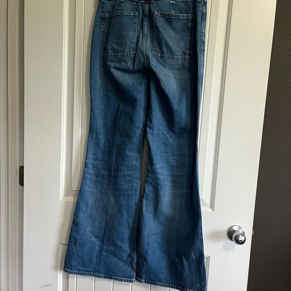 J Crew Vintage Flare Jean with Flap Pockets Size 27 NWT $158 Bangkok Wash Womens - Picture 7 of 15